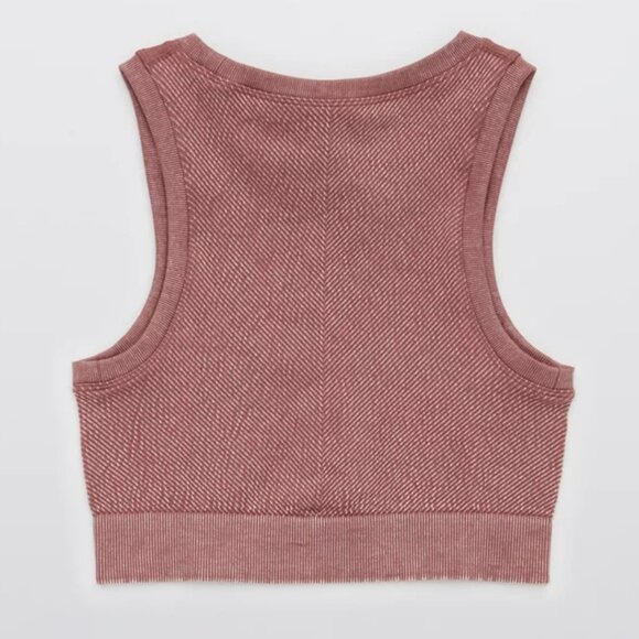 OFFLINE By Aerie Seamless Macrame Longline Sports Bra - Picture 2 of 4